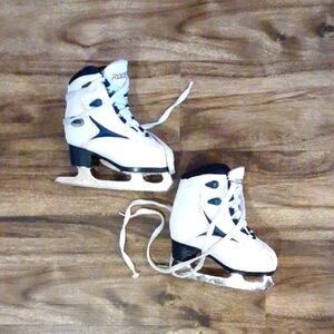 Kids White Ice Skates